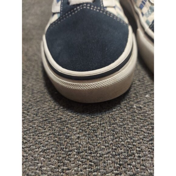 Size Mens 8.5 Womens 10.5- VANS Old Skool Blue Topaz Checkerboard Skateboarding - Picture 3 of 13